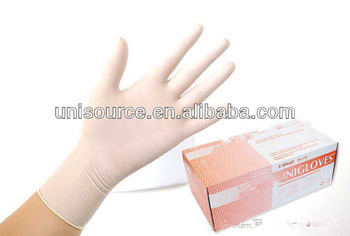 Disposable stretchy vinyl gloves, Non-latex PVC gloves, Synthetic stretchy examination gloves