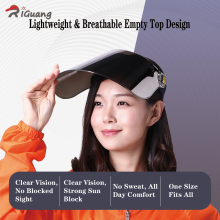 Comfortable Open-Top Visor for Superior Ventilation