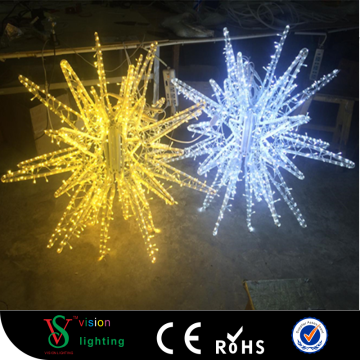 3d outdoor Christmas decorations star rope lights