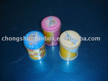 round Toothpick Tin Box