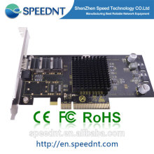 China Manufacturer direct Fiber Lan Network Cards PCIe x8 Intel Chipset 10G Dual ports /UK-A1XGS