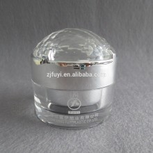 Silver Double Layer Cosmetics Plastic Packaging