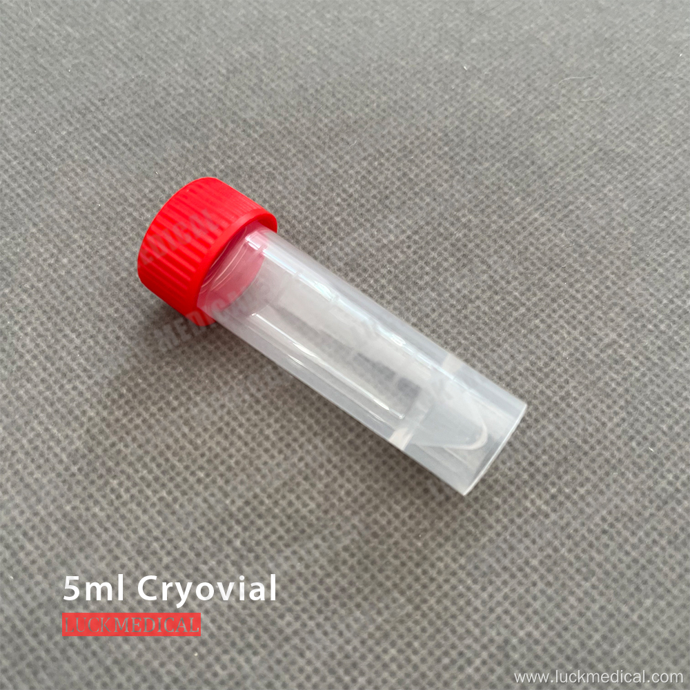 Self-standing 5ml Cryovial 5ml Transport Tube FDA