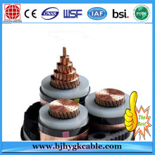 Medium Voltage Copper/Aluminum Conductor XLPE/PVC insulated Power cable 240 sq mm