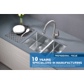 27inch Undermount Double Bowl Kitchen Sink