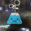 Funny Leather Velvet Rhinestone Cute Fujiyama Keychain/Charm