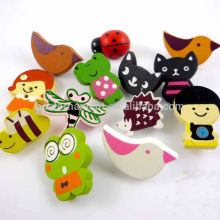 Mixed Cartoon Wood Buttons