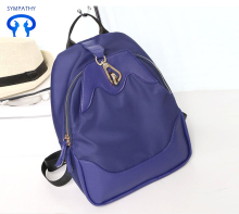 Solid colour Oxford shoulder bag leisure travel bag