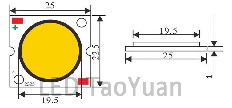 20W High Power COB LED Chip with Best Price Lighting LED