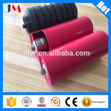 conveyor roller manufacturing steel carrier roller with groove bearing