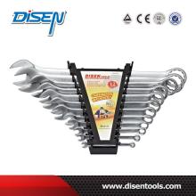 Anis 12PS (6-32mm) Set Matt Chrome Plated Combination Spanner