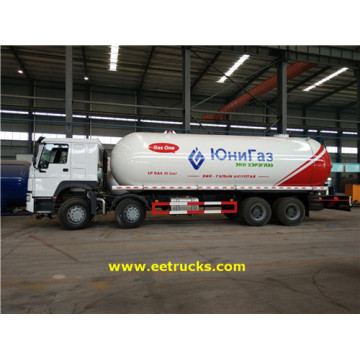 Sinotruk 35.5 CBM LPG Usafirishaji wa malori