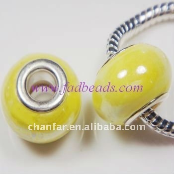 art ceramic round loose beads