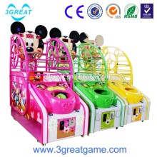Coin operated electric kids basketball game for game center