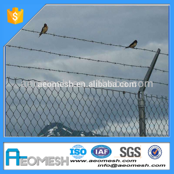 Decorative galvanized wire cyclone fencing