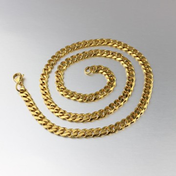 Biker Gold Chian Mens Cuba Chian Wholesale Neck chain Jewelry