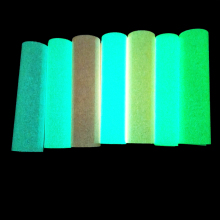 Wholesale bulk of vinilo textil htv glitter luminous vinyl heat transfer