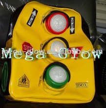 led flashing safety backpack
