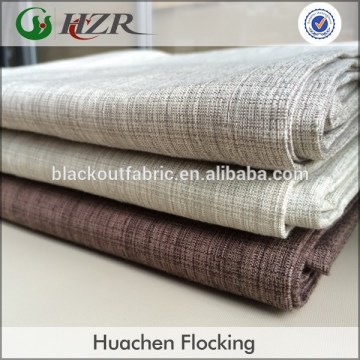 Linen Look Water Proof PA Coated Blackout Curtain Fabric