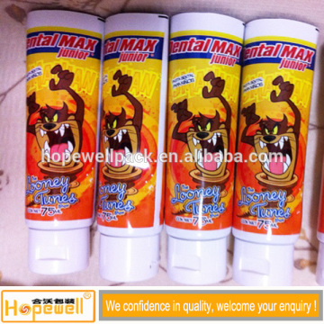 Manufacturer cartoon tube Laminated toothpaste tube, cosmetics packaging laminated tube offset printing