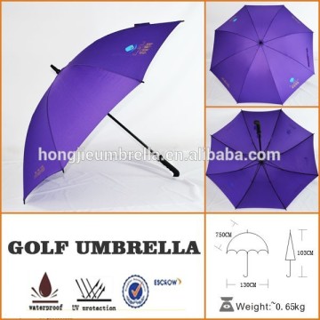 factory manufacturer straight anti uv rain umbrella with purple