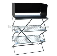 Folding BBQ grill/kitchen stand