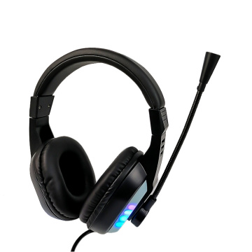 Auriculares para juegos con micrófono para luz FPS RGB