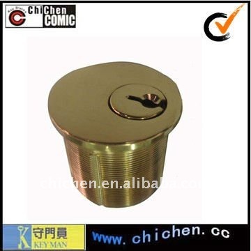 High security brass cylinder