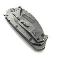 Stonewash Pocket Knife Spring Assised Knife with Clip