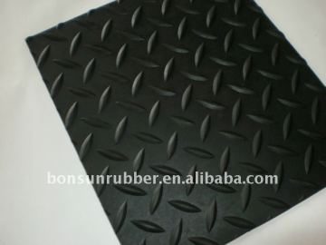 diamond rubber plate! willow leaves rubber mat! anti-slip rubber sheet!