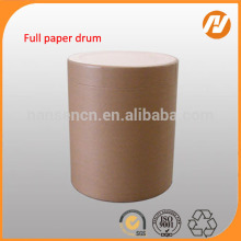 Paper barrel Paper Drum with wooden lids Hoop cardboard barrels