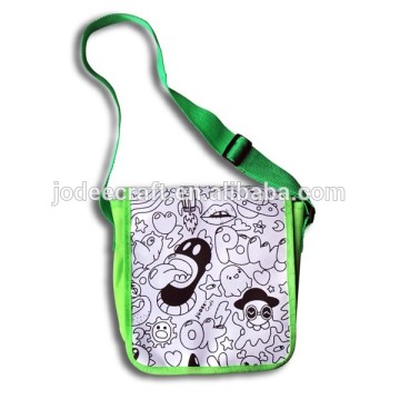 DIY color your own messenger bag