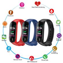 Smart Bracelet M3 Plus Bluetooth 4.0 Heart Rate Blood Pressure Fitness Tracker Waterproof Smart Band Watch Pedometers