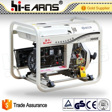 Hot sale! 3KVA electric open type air cooled diesel generator