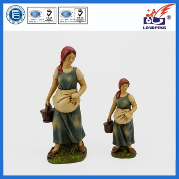 Decorative Collectible Brands Nativity Judith with Water Bucket Figurine,Nativity Village Accessory Figurine