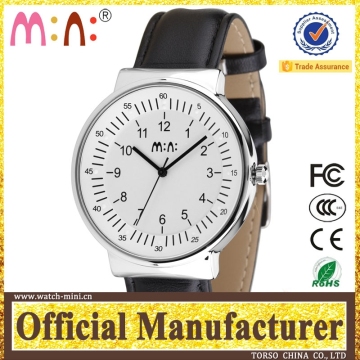 2015 high qualit genuine leather fashion sport wristwatch luminous navy army man watch