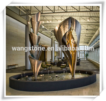 Distinguished Surface Stainless Steel Sculpture Use Hotel