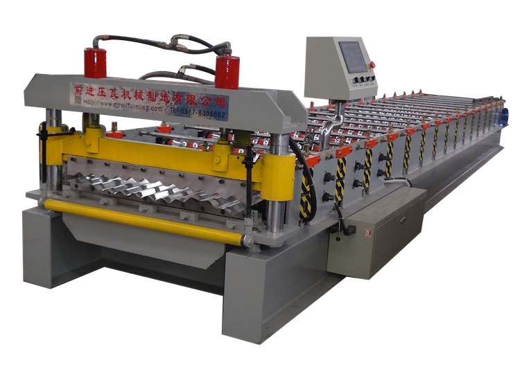 760 Color Steel Corrugated Profile Roofing Tile Roll Forming Machine