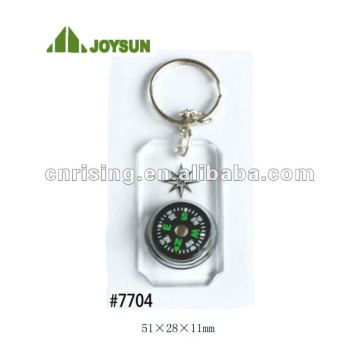 mini compass key chain (item#7704)