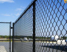 Cerca Principal de la Alambrada de la Privacidad con Listones Blancos para Cercado