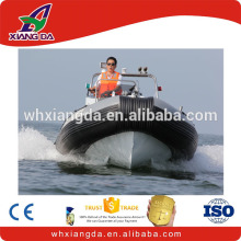 luxury aluminum rib steering console boat