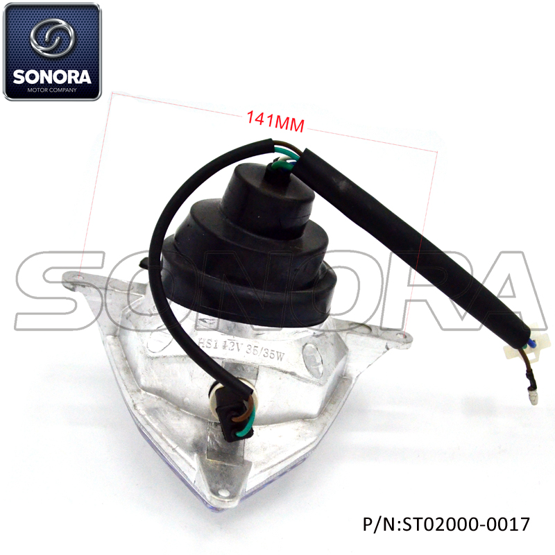 ST02000-0017 QINGQI QM125GY-2B Head Light Assy (4)