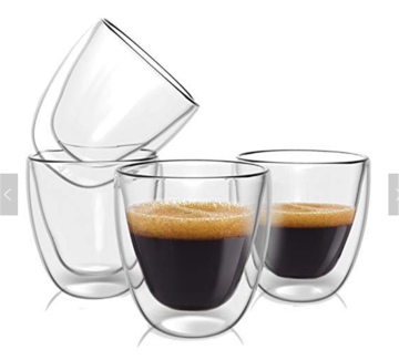 Drinking Glasses Double Walled Cups Espresso Glassware