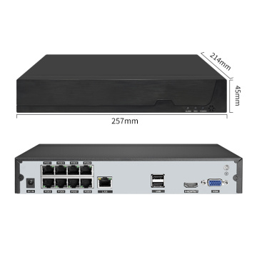 Mạng 8ch H.265 Poe NVR