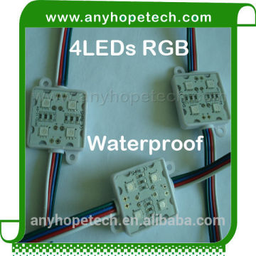 Most bright 1.44W 4LEDs LED module plastic shell
