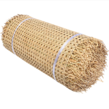 Natural Rattan Webbing Rolls: Open Mesh and Woven Options