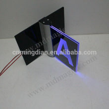 LED acrylic sign display holder , acrylic led sign pop display stand,acrylic sign display stand with RGB