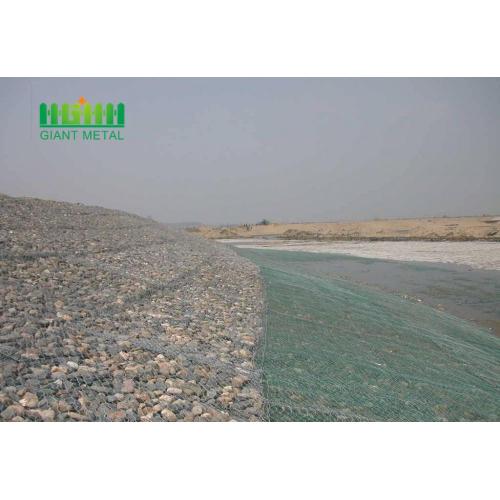 Boîte de gabion hexagonale galvanisée / PVC / Zinc-Al