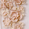 3D flower floral beaded tulle lace fabric