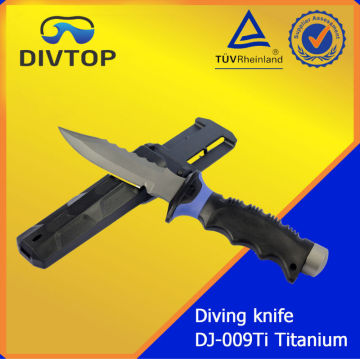 Titanium knife military diving knife